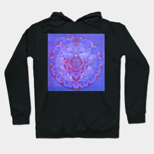 Angel of Hope free-hand mandala Hoodie